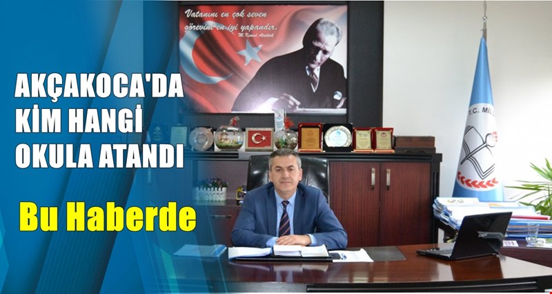 Okul müdür ve müdür yardımcısı atamaları belli oldu