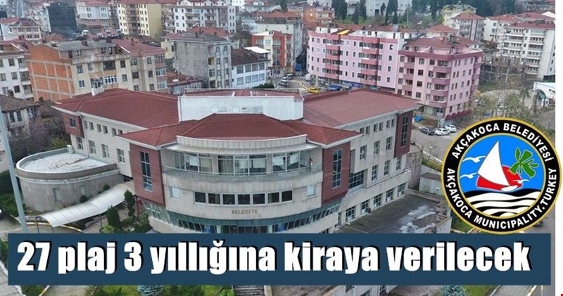 Plajlar 3 yıllığına ihaleye çıkıyor