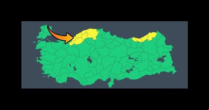 Sarı kodlu uyarı!