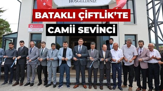 Bataklı Çiftlik Köyü camisine kavuştu