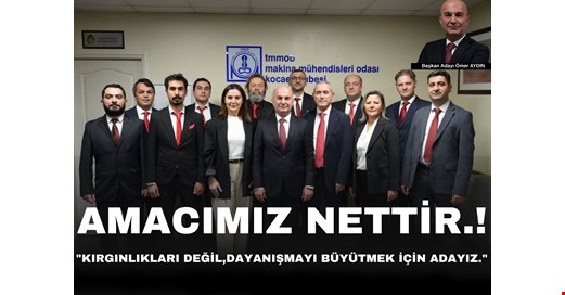 BAŞKAN ADAYI DÜZCELİ ÖMER AYDIN ”AMACIMIZ NETTİR”