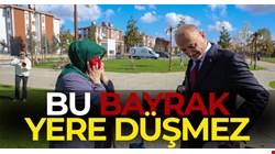 BAŞKAN ÖZLÜ “BAYRAK KAHRAMANI”NI TALTİF ETTİ