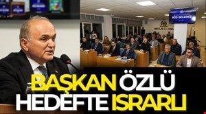 BAŞKAN ÖZLÜ MECLİSTEN SESLENDİ