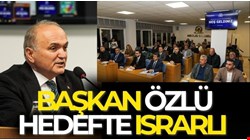 BAŞKAN ÖZLÜ MECLİSTEN SESLENDİ