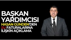 BAŞKAN YARD. HASAN GÜNDEN, SU FATURALARINI DEĞERLENDİRDİ