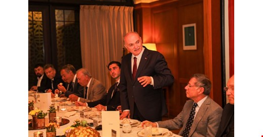 Başkan Özlü, OYAK Genel Müdürü YALÇINTAŞ'la...