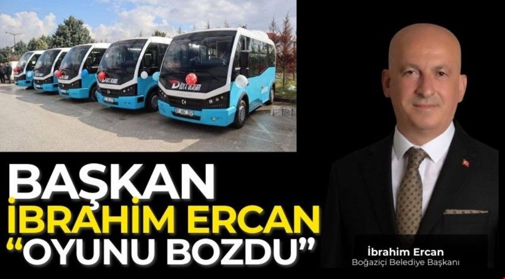 BOĞAZİÇİ’NDE ULAŞIM KRİZİ !..BAŞKAN İBRAHİM ERCAN "OYUNLARI BOZDU"