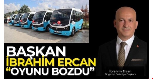 BOĞAZİÇİ’NDE ULAŞIM KRİZİ !..BAŞKAN İBRAHİM ERCAN "OYUNLARI BOZDU"