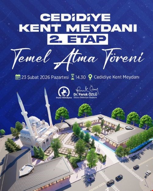 “CEDİDİYE MEYDAN 2. ETAP” TEMELİ BUGÜN!..