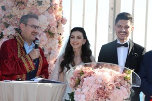 CÜNEYT YILMAZ, KIZINI EVLENDİRDİ