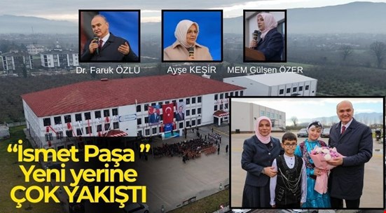 Düzce “İsmet Paşa Ortaokulu” yeni yerine çok yakıştı