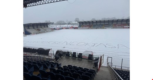 DÜZCESPOR-ZONGULDAKSPOR MAÇI’NA “KAR ENGELİ”