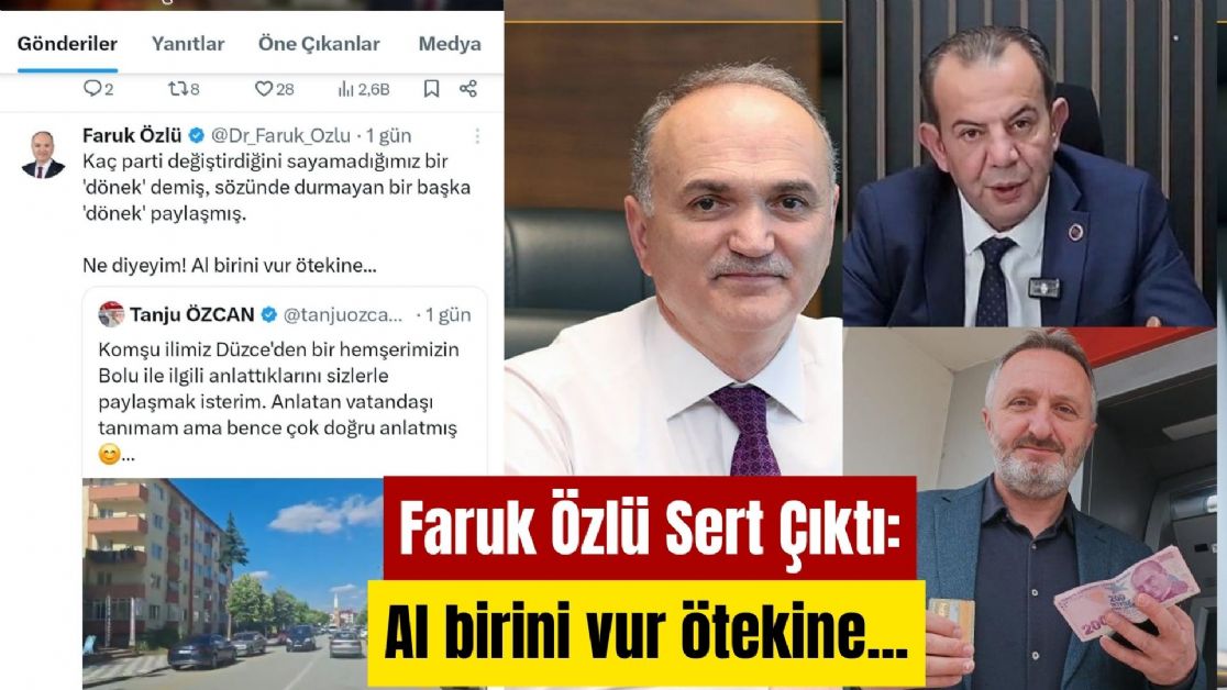 Faruk Özlü Sert Çıktı: “Düzce’ye Saldıranlara Geçit Yok!”