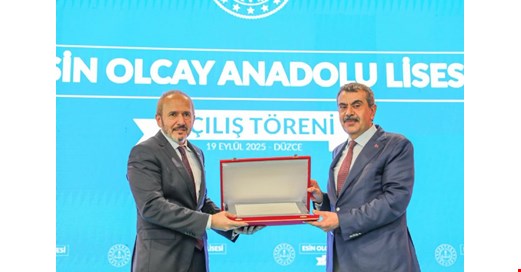 MEB TEKİN, Esin OLCAY ANADOLU LİSESİ'Nİ AÇTI