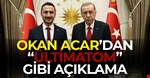 OKAN ACAR, AK PARTİ İL BAŞKANI ŞENGÜLOĞLU’NA SAHİP ÇIKTI