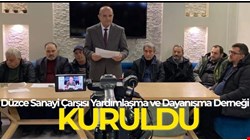 SANAYİ ESNAFI  “DERNEKLEŞTİ!..”