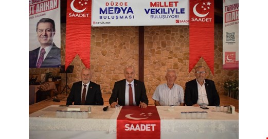 SP Milletvekili AYDIN : "ADALET VE AHLAK"DEDİ