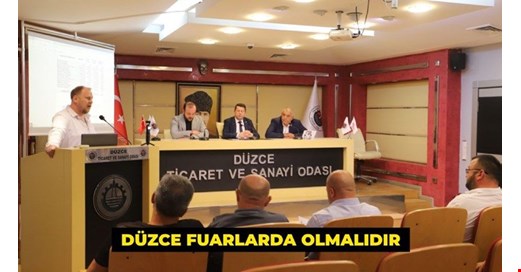 TSO Meclis Üyesi Görkem Özdemir Fuarları savundu