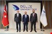 ÜÇ İLİN REKTÖRÜ DÜZCE’DE İSTİŞAREDE BULUNDU