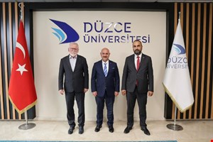 ÜÇ İLİN REKTÖRÜ DÜZCE’DE İSTİŞAREDE BULUNDU