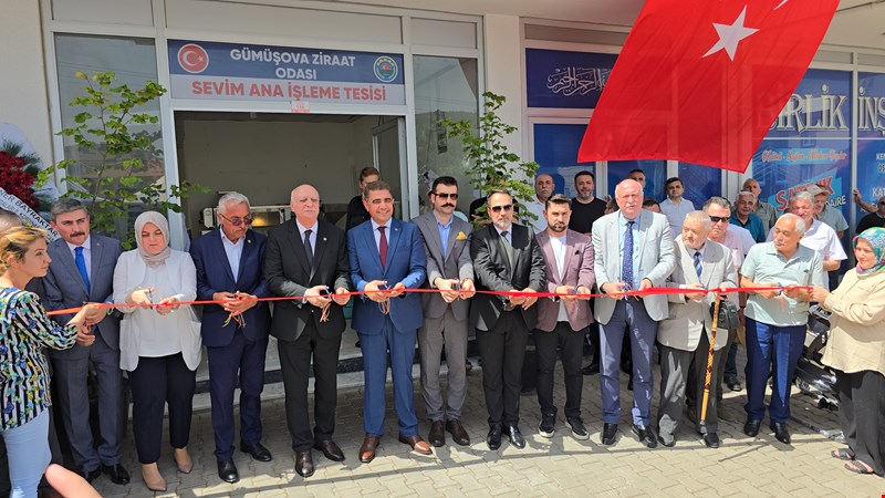 Gümüşova’da fındık işleme tesisi törenle açıldı