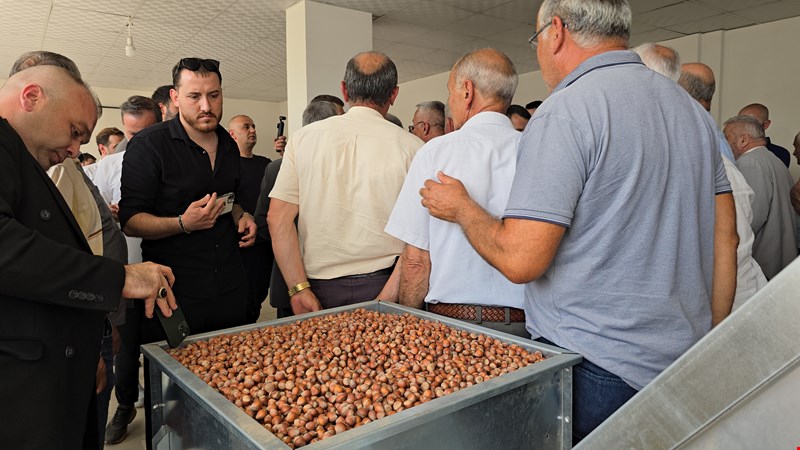 Gümüşova’da fındık işleme tesisi törenle açıldı