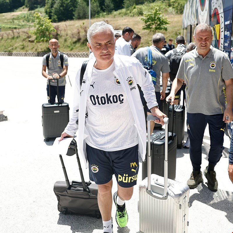 Fenerbahçe kafilesi, Topuk Yaylası Tesisleri’ne geldi