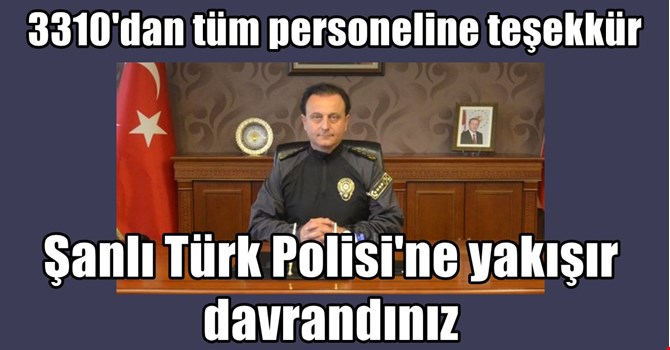 İl Emniyet Müdüründen personeline teşekkür ve övgü