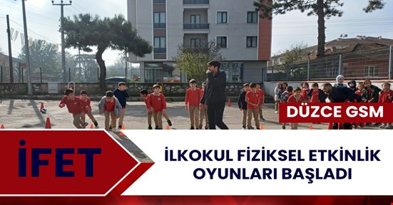 İlkokul fiziksel etkinlik oyunları başladı