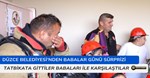 İtfaiyeci babalara unutulmaz sürpriz