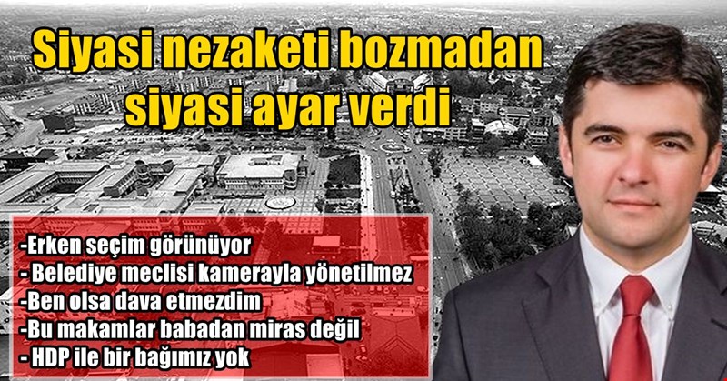 İYİ Parti İl Başkanı Er, nazikçe ayar verdi