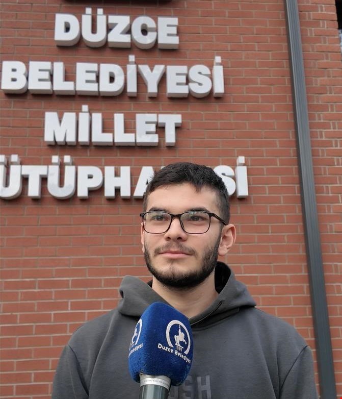 Kütüphaneler Düzce ve gençler için büyük kazanım! Kendileri de öyle söylüyor