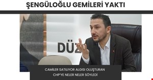 Şengüloğlu ‘Camiler satılıyor’ yalanına karşı çok sert açıklamalar yaptı