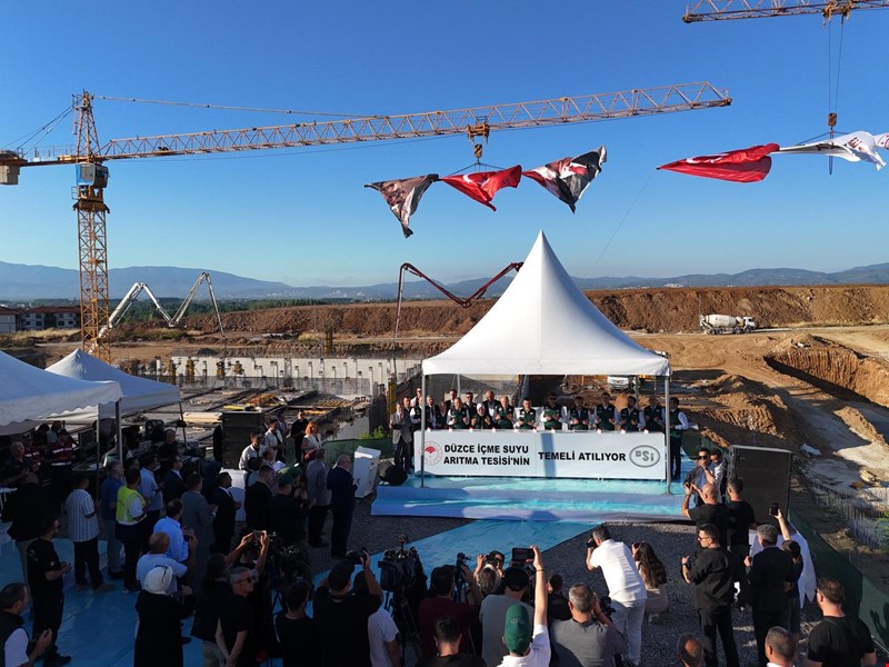 Düzce içme suyu arıtma tesisi temelleri atıldı