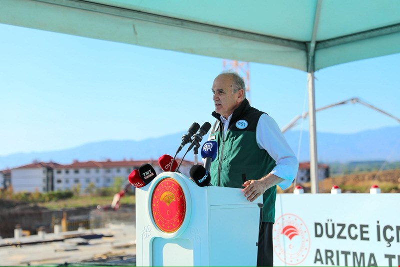 Düzce içme suyu arıtma tesisi temelleri atıldı