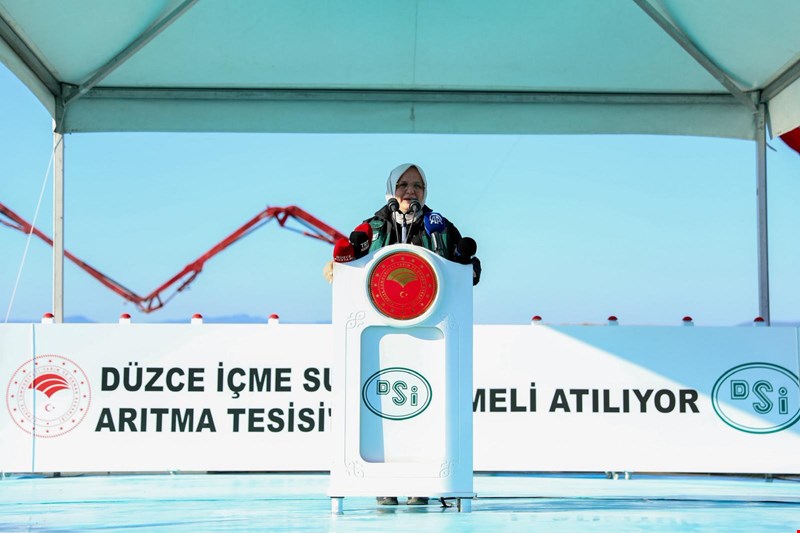Düzce içme suyu arıtma tesisi temelleri atıldı