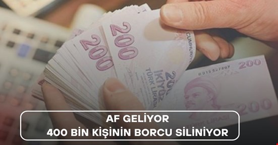 400 bin kişinin GSS prim borçları için af geliyor