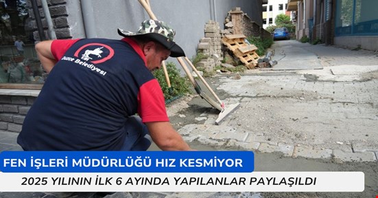 6 ayda 7 kilometrelik yeni yol açıldı