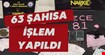 63 kişiye uyuşturucudan işlem yapıldı