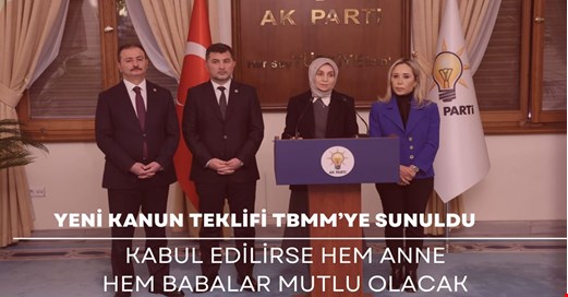 Ailenin korunması için kanun değişikliği teklifi Milletvekili Öztürk’ten