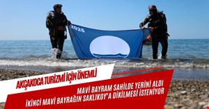 Akçakoca mavi bayrağını geri aldı. İkinci mavi bayrak için bölge belirlendi