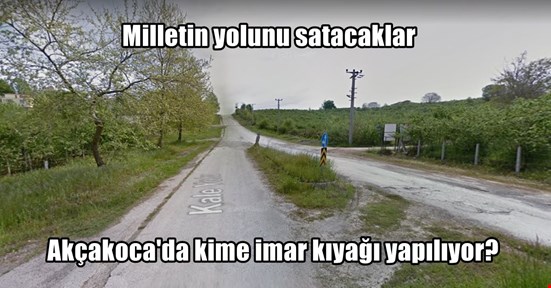 Akçakoca'da kime imar kıyağı yapılıyor