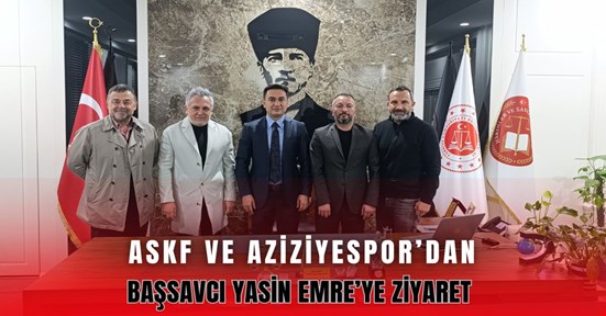 Amatör spor yöneticilerinden Başsavcı Emre’ye ziyaret