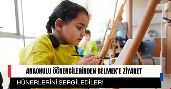 Anaokulu öğrencileri hünerlerini sergiledi