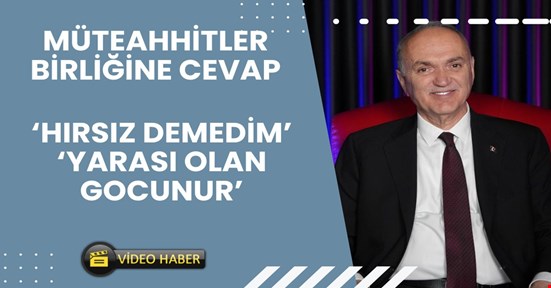 Başkan Özlü ‘Hırsız demedim’ dedi ekledi! ‘Yarası olan gocunur’