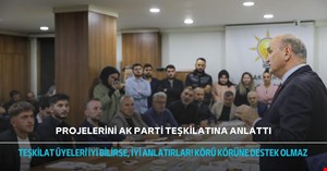 Başkan Özlü, projelerini AK Parti il teşkilatına anlattı