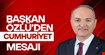 Başkan Özlü’den 102. yıl mesajı