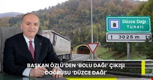 Başkan Özlü’den Boluluları kızdıracak çıkış