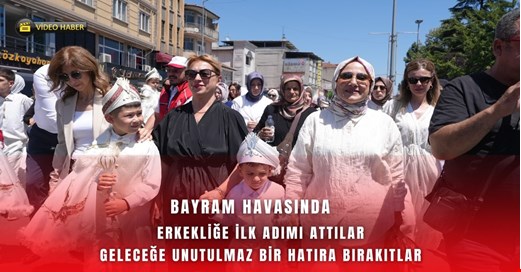 Bayram havasında sünnet şöleni