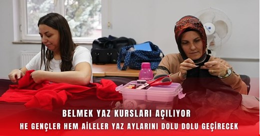 BELMEK 14 alanda ücretsiz kurs açacak
